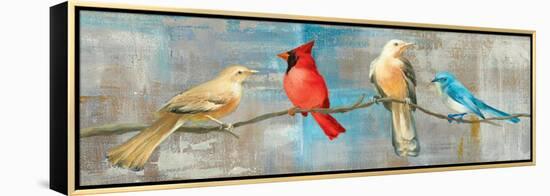 Bird Gossip-Danhui Nai-Framed Stretched Canvas