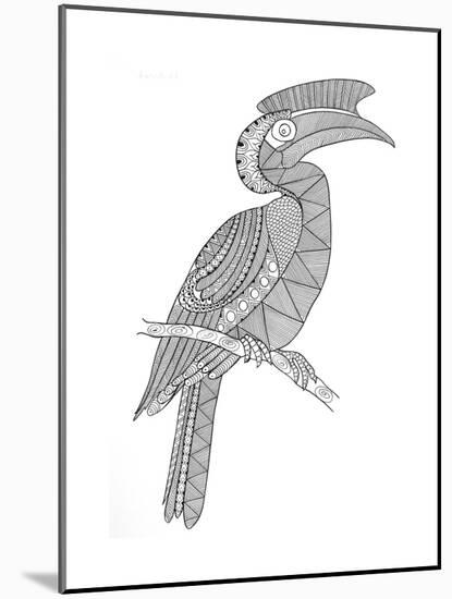 Bird Hornbill-Neeti Goswami-Mounted Art Print