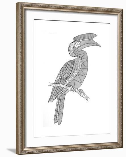 Bird Hornbill-Neeti Goswami-Framed Art Print