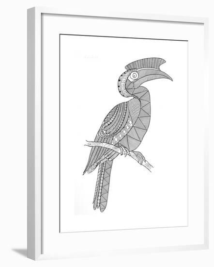 Bird Hornbill-Neeti Goswami-Framed Art Print