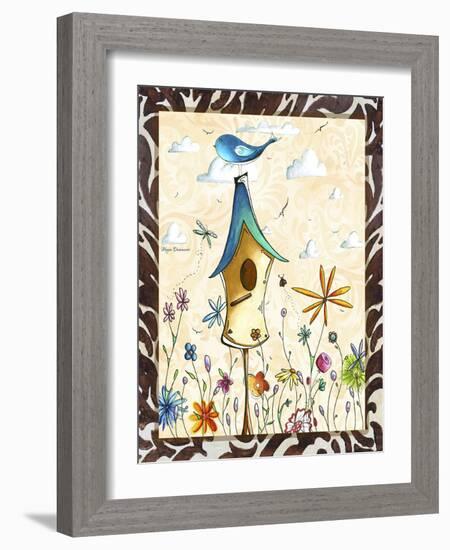 Bird House 1-Megan Aroon Duncanson-Framed Giclee Print