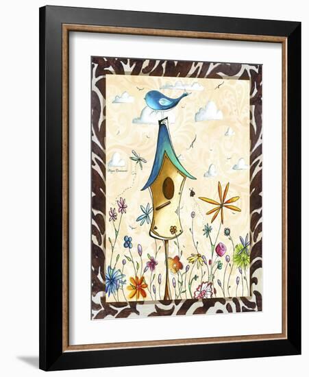 Bird House 1-Megan Aroon Duncanson-Framed Giclee Print