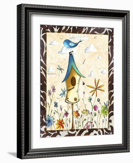 Bird House 1-Megan Aroon Duncanson-Framed Giclee Print