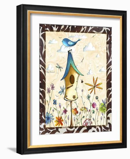 Bird House 1-Megan Aroon Duncanson-Framed Giclee Print