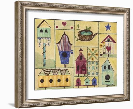 Bird House Sanctuary-Cheryl Bartley-Framed Giclee Print