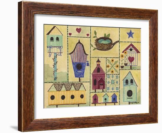 Bird House Sanctuary-Cheryl Bartley-Framed Giclee Print