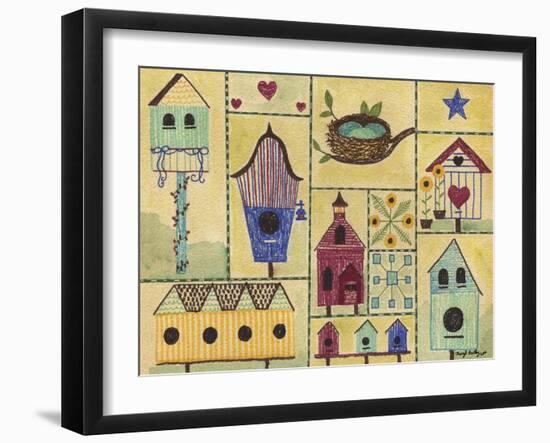 Bird House Sanctuary-Cheryl Bartley-Framed Giclee Print