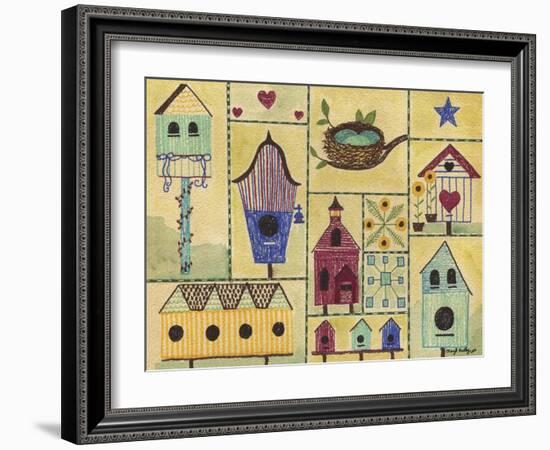 Bird House Sanctuary-Cheryl Bartley-Framed Giclee Print