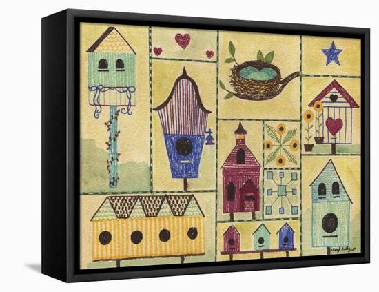 Bird House Sanctuary-Cheryl Bartley-Framed Premier Image Canvas