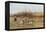 Bird Hunter with His Setters in the Field, Circa 1900-null-Framed Premier Image Canvas