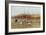 Bird Hunter with His Setters in the Field, Circa 1900-null-Framed Giclee Print