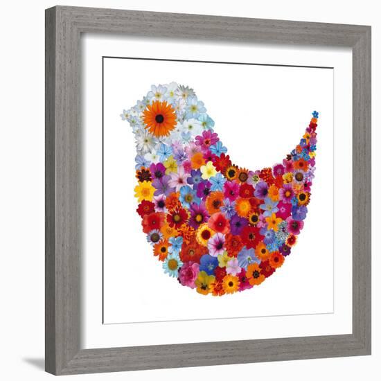 Bird in Bloom-Sharon Elphick-Framed Giclee Print