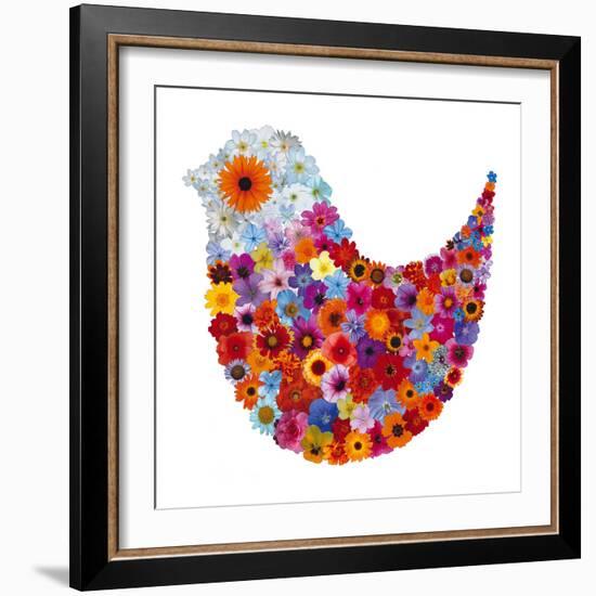 Bird in Bloom-Sharon Elphick-Framed Giclee Print