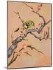 Bird in Cherry Tree-Judy Mastrangelo-Mounted Giclee Print