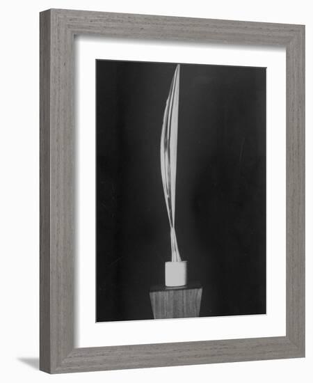 "Bird in Space," a Bronze Sculpture by Constantin Brancusi-null-Framed Photographic Print