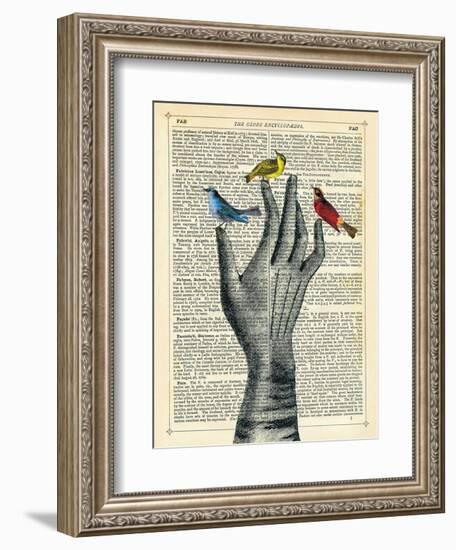 Bird in the Hand-Marion Mcconaghie-Framed Art Print