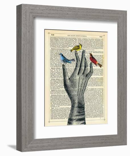 Bird in the Hand-Marion Mcconaghie-Framed Art Print