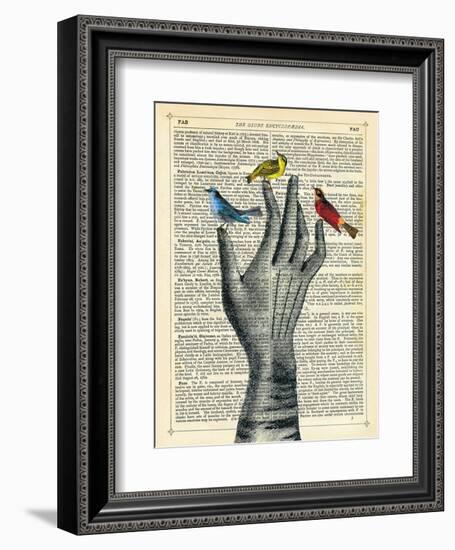 Bird in the Hand-Marion Mcconaghie-Framed Art Print