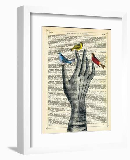 Bird in the Hand-Marion Mcconaghie-Framed Art Print