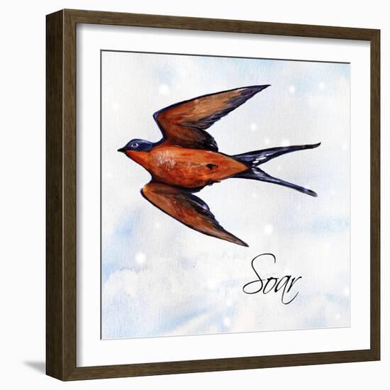 Bird Inspiration II-Irina Trzaskos Studio-Framed Giclee Print