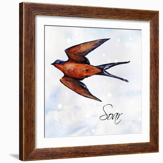 Bird Inspiration II-Irina Trzaskos Studio-Framed Giclee Print