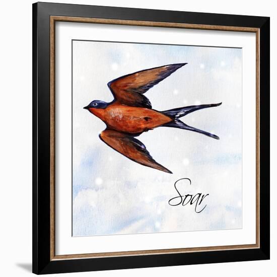 Bird Inspiration II-Irina Trzaskos Studio-Framed Giclee Print