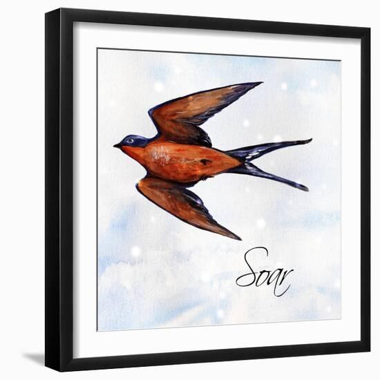 Bird Inspiration II-Irina Trzaskos Studio-Framed Giclee Print