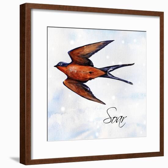 Bird Inspiration II-Irina Trzaskos Studio-Framed Giclee Print