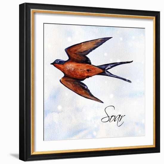 Bird Inspiration II-Irina Trzaskos Studio-Framed Giclee Print