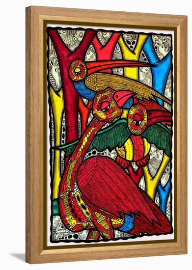 Bird Life-Muktair Oladoja-Framed Premier Image Canvas