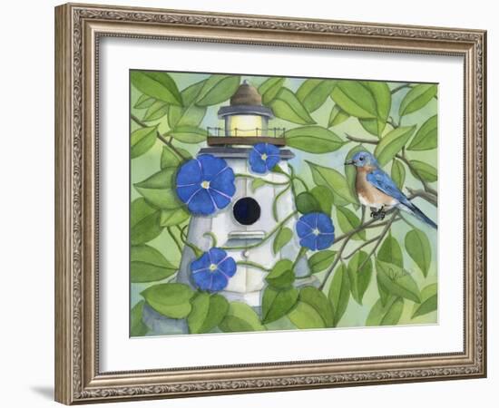 Bird Lighthouse-Tracy Miller-Framed Giclee Print