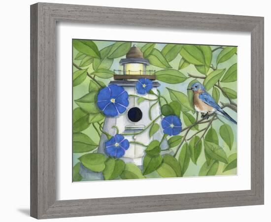 Bird Lighthouse-Tracy Miller-Framed Giclee Print