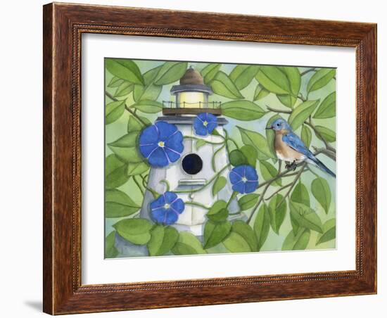 Bird Lighthouse-Tracy Miller-Framed Giclee Print