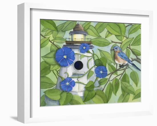 Bird Lighthouse-Tracy Miller-Framed Giclee Print