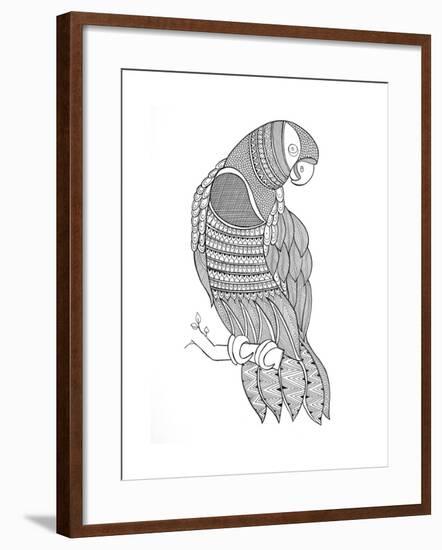 Bird Macaw-Neeti Goswami-Framed Art Print