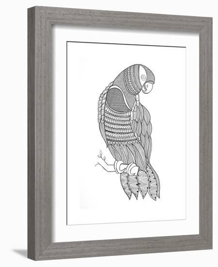 Bird Macaw-Neeti Goswami-Framed Art Print