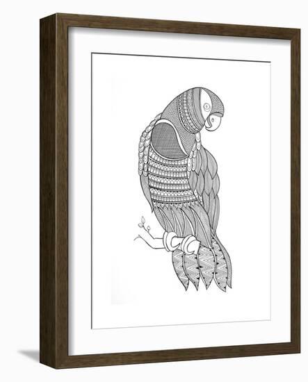 Bird Macaw-Neeti Goswami-Framed Art Print