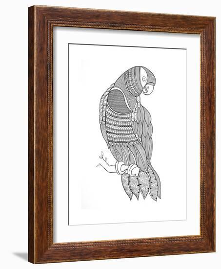 Bird Macaw-Neeti Goswami-Framed Art Print