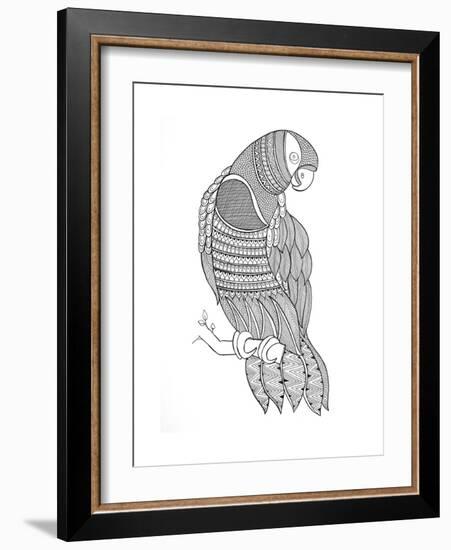 Bird Macaw-Neeti Goswami-Framed Art Print