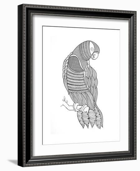 Bird Macaw-Neeti Goswami-Framed Art Print