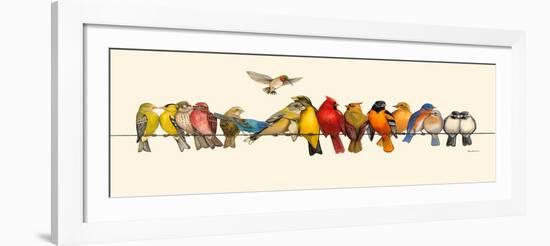 Bird Menagerie I-Wendy Russell-Framed Art Print