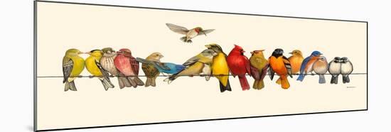 Bird Menagerie I-Wendy Russell-Mounted Art Print