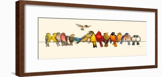 Bird Menagerie I-Wendy Russell-Framed Art Print