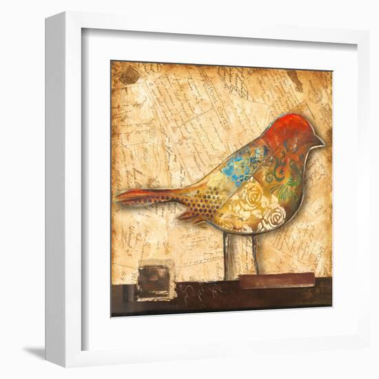 Bird of Collage II-Patricia Pinto-Framed Art Print