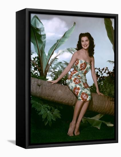 BIRD OF PARADISE, 1951 directed by DELMER DAVES Debra Paget (photo)-null-Framed Stretched Canvas