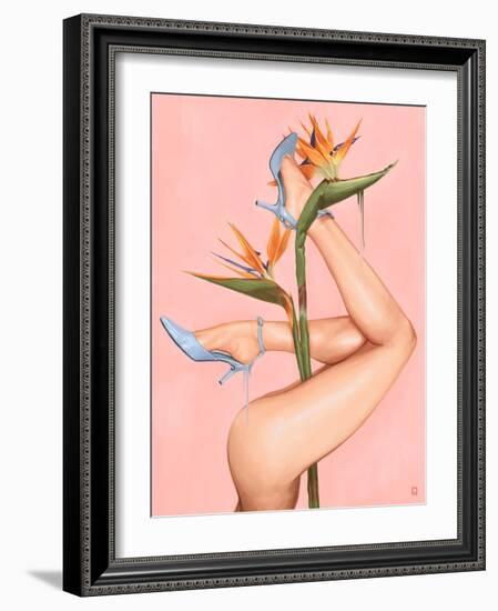 Bird of Paradise-Alexander Grahovsky-Framed Art Print