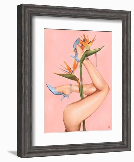 Bird of Paradise-Alexander Grahovsky-Framed Art Print