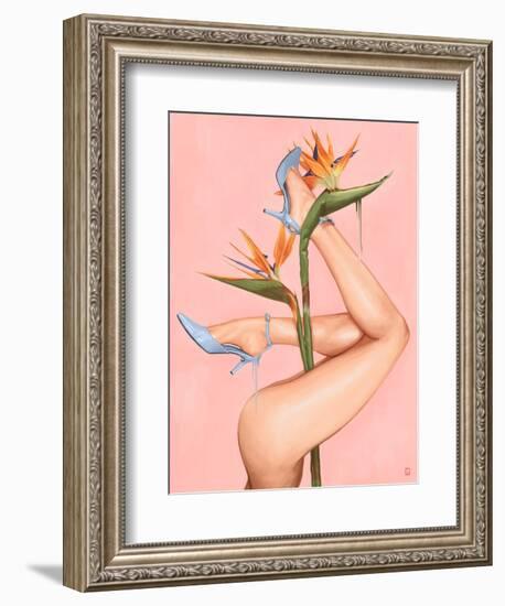 Bird of Paradise-Alexander Grahovsky-Framed Premium Giclee Print