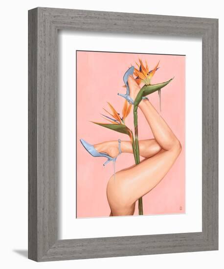 Bird of Paradise-Alexander Grahovsky-Framed Premium Giclee Print