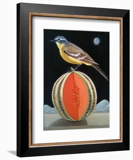 Bird on a Melon-ELEANOR FEIN-Framed Premium Giclee Print